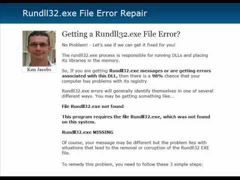 Rundll.exe file location